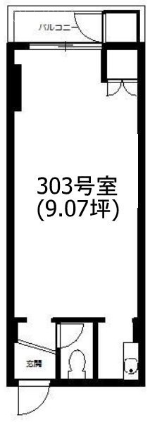 シャンブル15303 間取り図