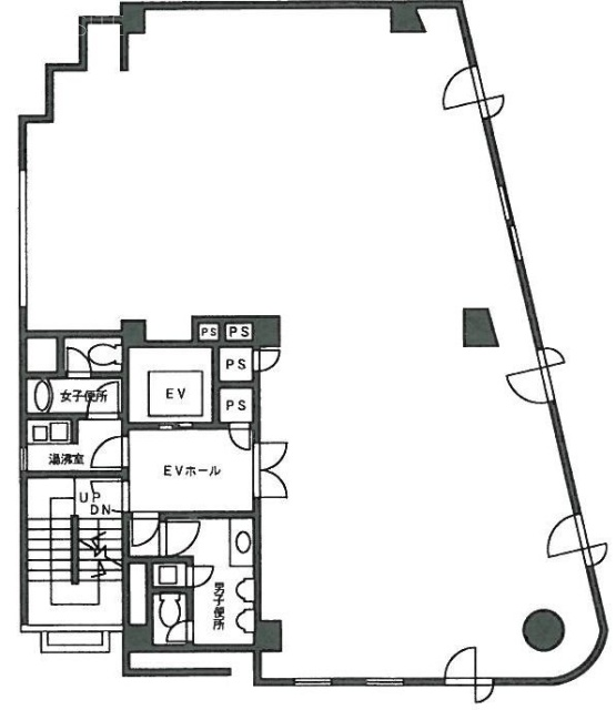 井門西五反田ビル4F 間取り図