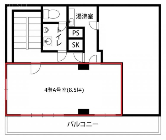 都第1ビルA 間取り図