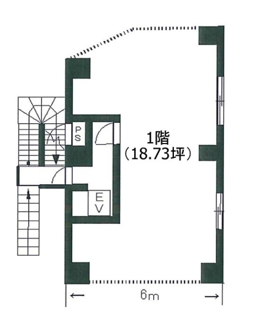 ビルディング福島1F 間取り図