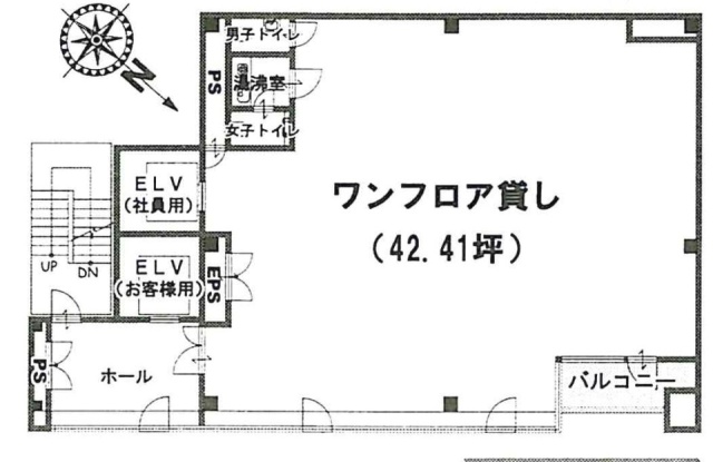 JC九段下ビル7F 間取り図