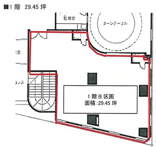 マニュライフプレイス九段南B 間取り図