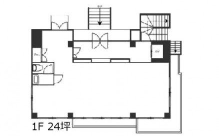 新宿中興ビル1F 間取り図