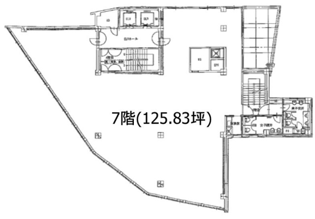 飯田橋御幸ビル7F 間取り図