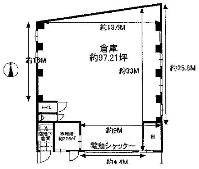 徳永倉庫1F 間取り図