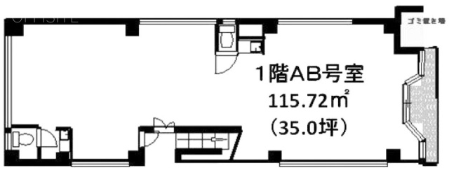 ローゼンビル1F 間取り図