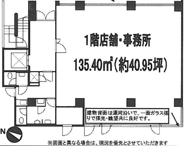 オー・アイ・芝浦1F 間取り図