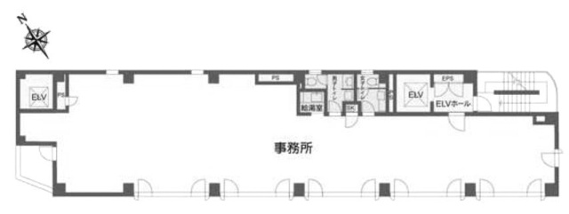 五反田山崎ビル5F 間取り図