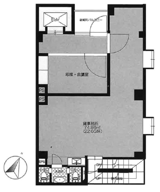トーハンビル8F 間取り図