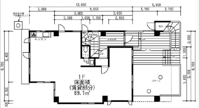 EIKAビル1F 間取り図