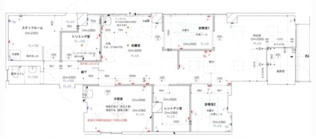 品川シーフラット1F 間取り図