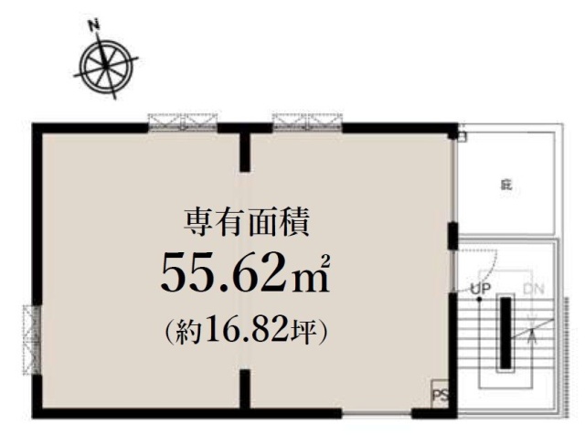 THE CITY 神宮前 EDGEビル2F 間取り図