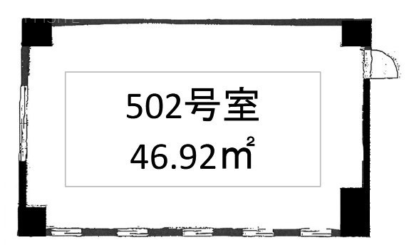 篠宮ビル502 間取り図