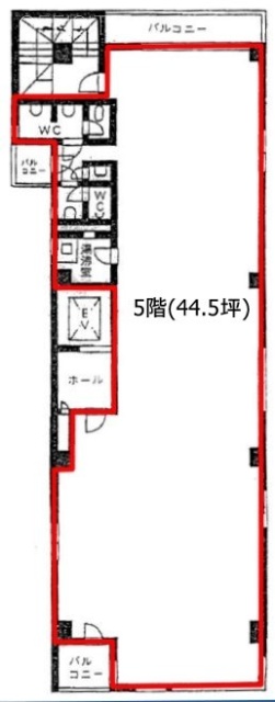 三報ビルディング5F 間取り図