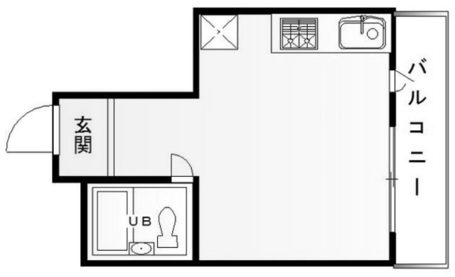 リンドール本八幡202 間取り図