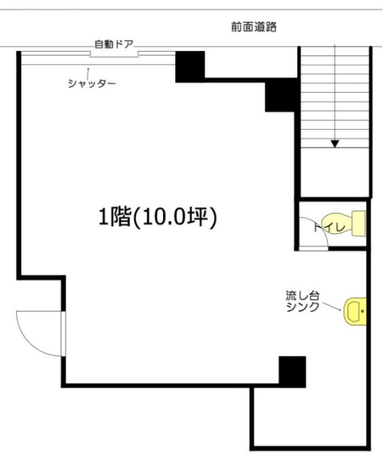 シティプラザ大久保1F 間取り図