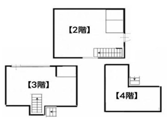 タッカービル2F～4F 間取り図
