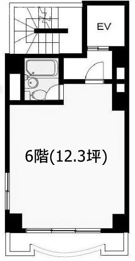 第一茜ビル6F 間取り図