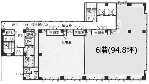 立花亀戸ビル601 間取り図