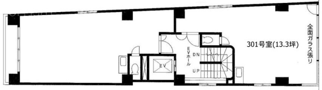 八城ビル301 間取り図