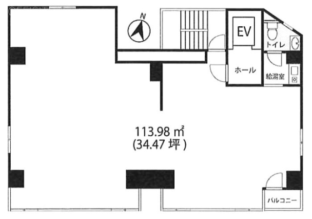 K・Bビル201 間取り図