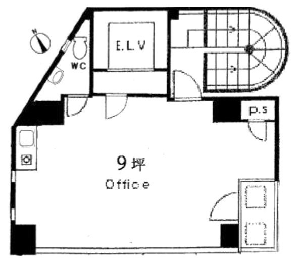 南青山MCビル4F 間取り図