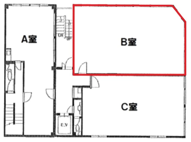 栄ビルB 間取り図