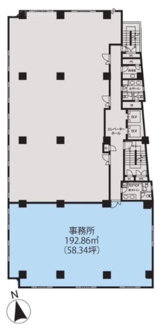 新麹町ビル4F 間取り図