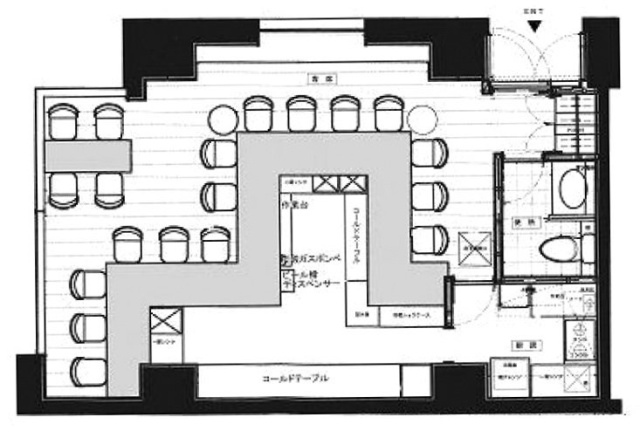 赤坂鳳月堂本店ビル201 間取り図