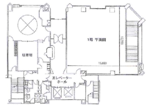 オーキッドプレイス八丁堀ビル(旧ヒューリック八丁堀第2ビル)1F 間取り図