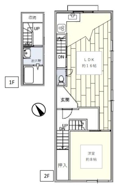 KITANO.Iビル201 間取り図