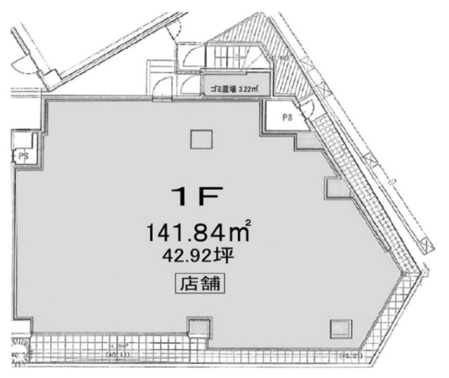 フェニシア学芸大学ビル1F 間取り図