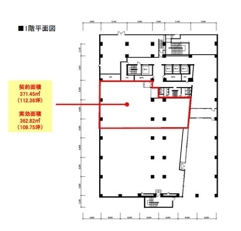 浦安ブライトンビル1F 間取り図