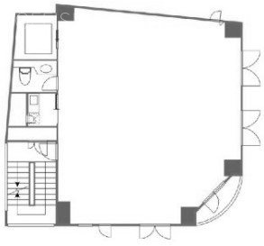 井筒西麻布ビル3F 間取り図