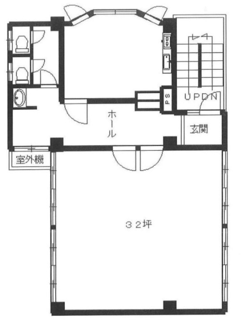 鈴木ビル2F 間取り図