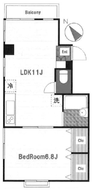 東山ATビル502 間取り図