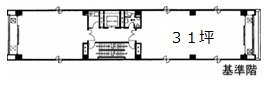 宮益坂STビル10F 間取り図