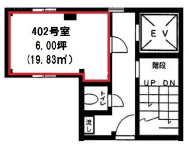 松永ビル402 間取り図