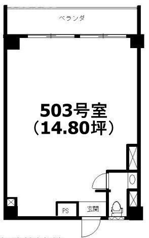 原宿シュロス城西ビル503 間取り図