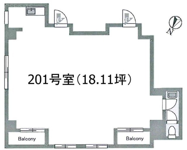 田口ビル201 間取り図