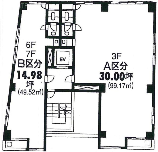 アルファツインビル602 間取り図