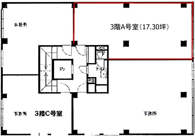 八重洲5の5ビルA 間取り図