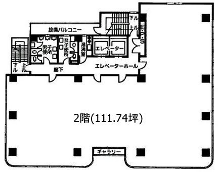 サンフィールドビル2F 間取り図