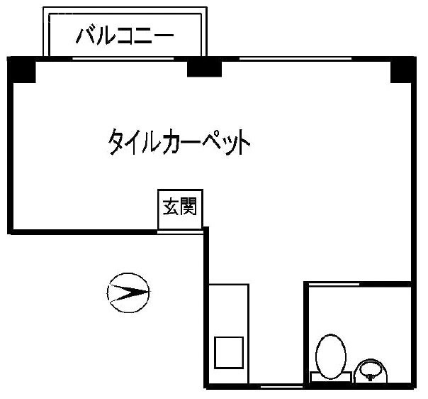福田ビル202 間取り図