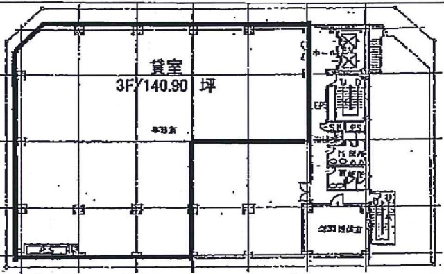 新宿御苑室町ビル3F 間取り図