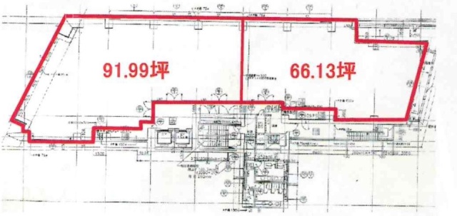 ザイマックス岩本町ビルB 間取り図