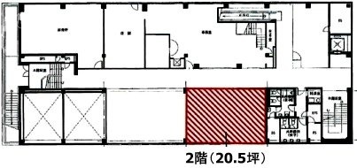 交通会館一之江ビル2F 間取り図