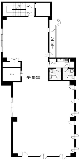 鎌倉橋ビルディング4F 間取り図