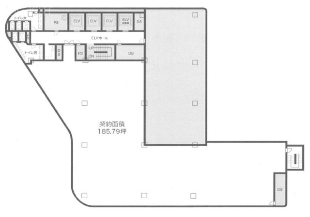 新槇町ビル8F 間取り図