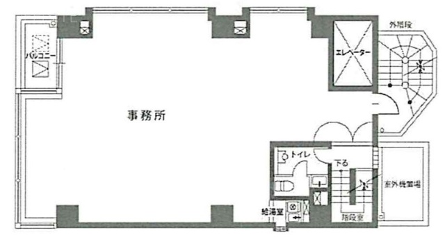 セイザ新宿201 間取り図